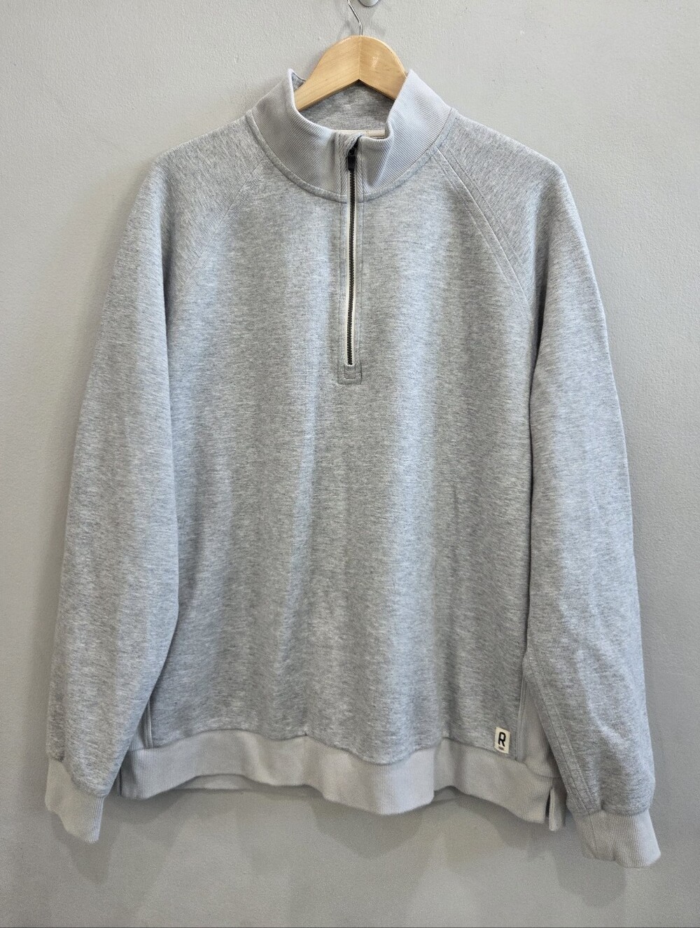 Rhone 1/4 Zip Pullover Knit Sweatshirt NBA Gray Men's Size XL